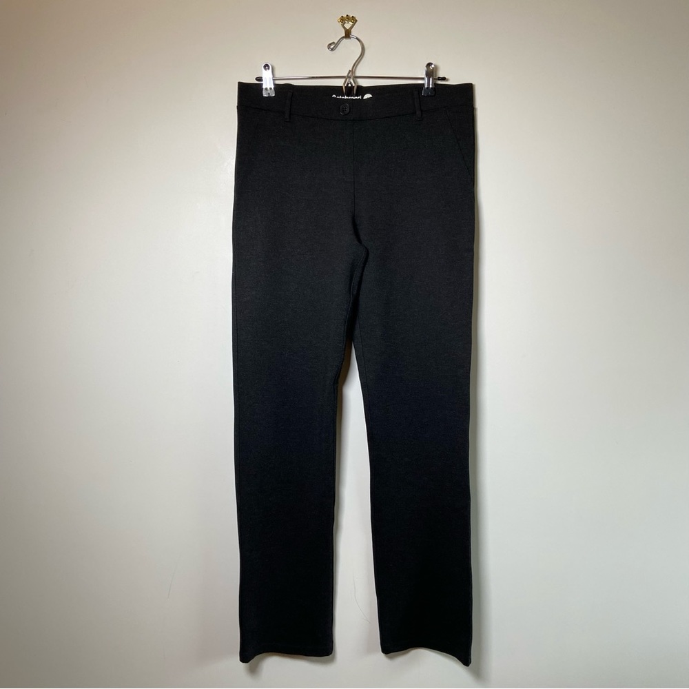 Betabrand Dress Yoga Pants Charcoal Grey